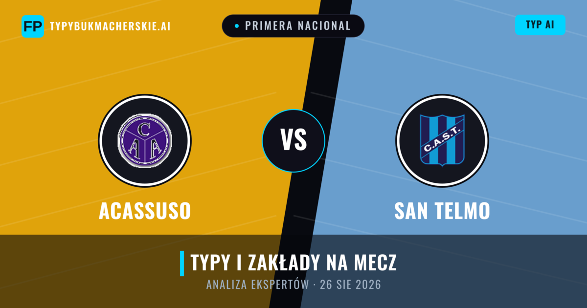 Acassuso vs San Telmo — typy i zapowiedź meczu