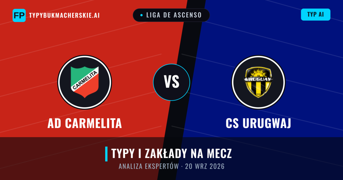 AD Carmelita vs CS Urugwaj — typy i zapowiedź meczu