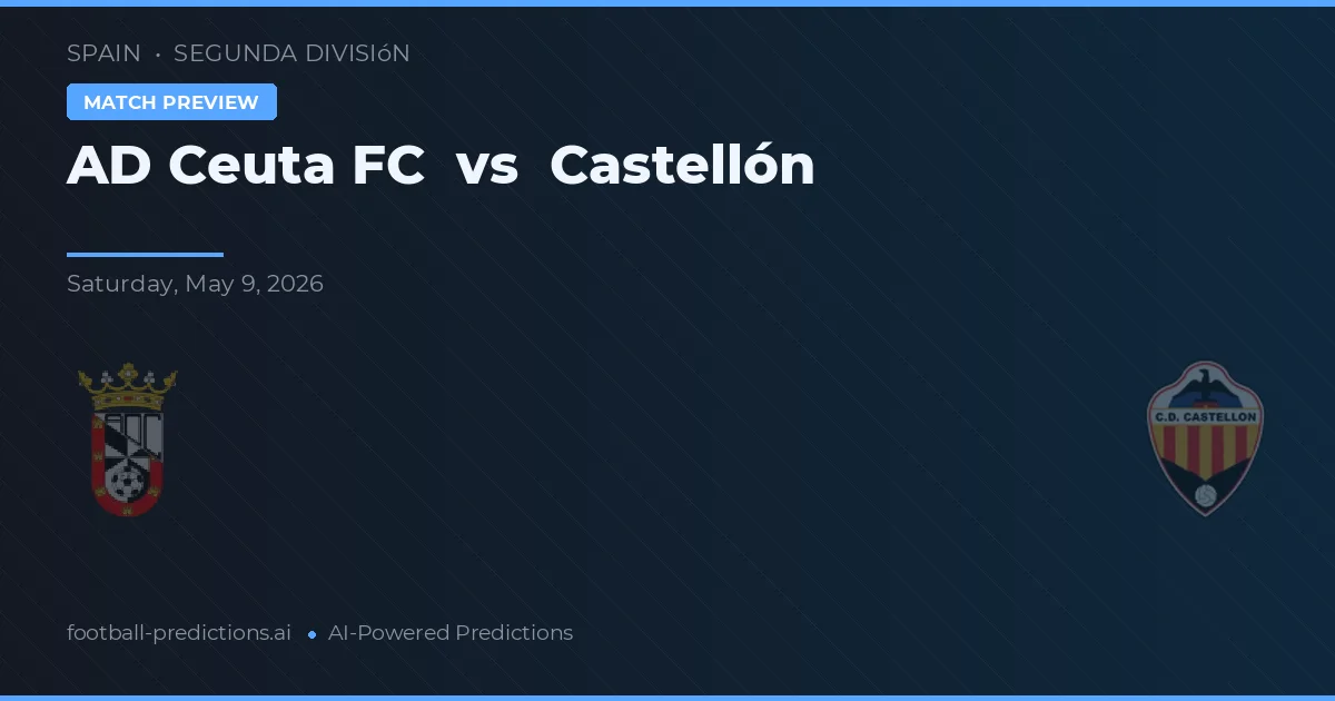 AD Ceuta vs Castellón — typy i zapowiedź meczu