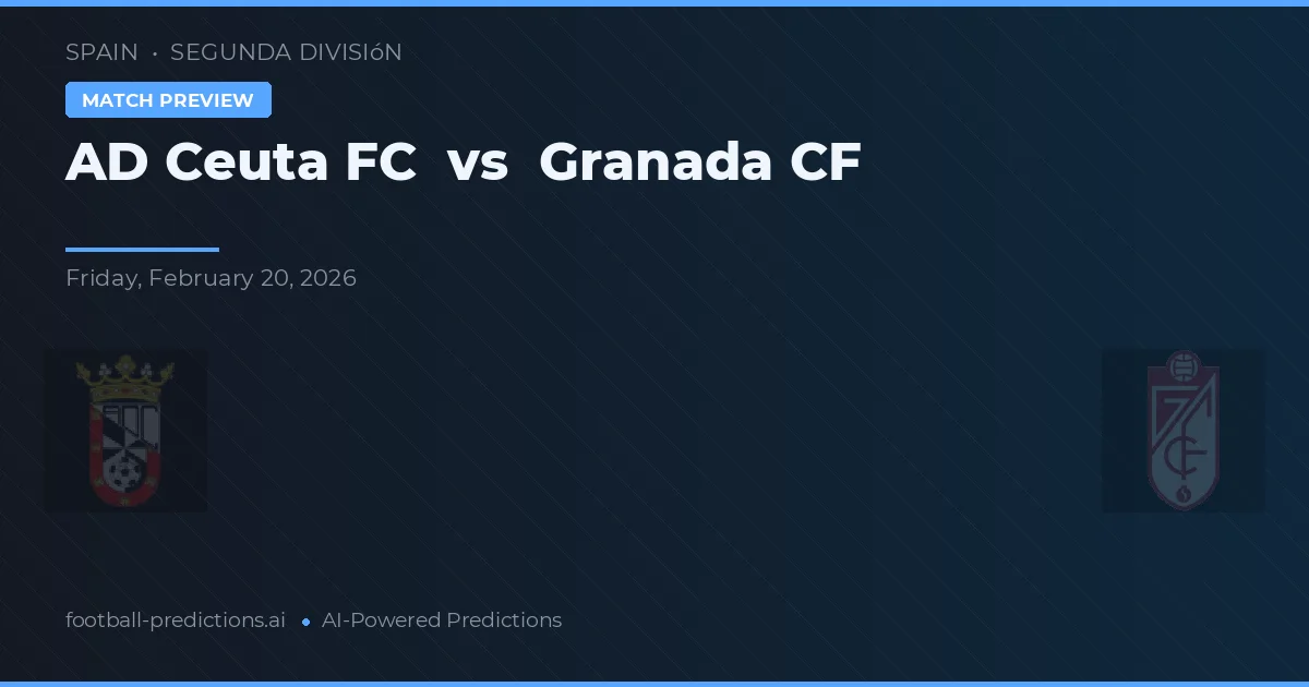 AD Ceuta vs Granada CF — typy i zapowiedź meczu