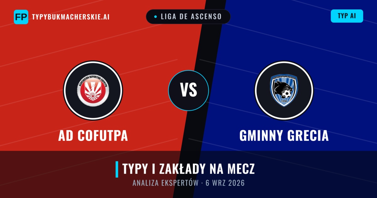 AD Cofutpa vs Gminny Grecia — typy i zapowiedź meczu