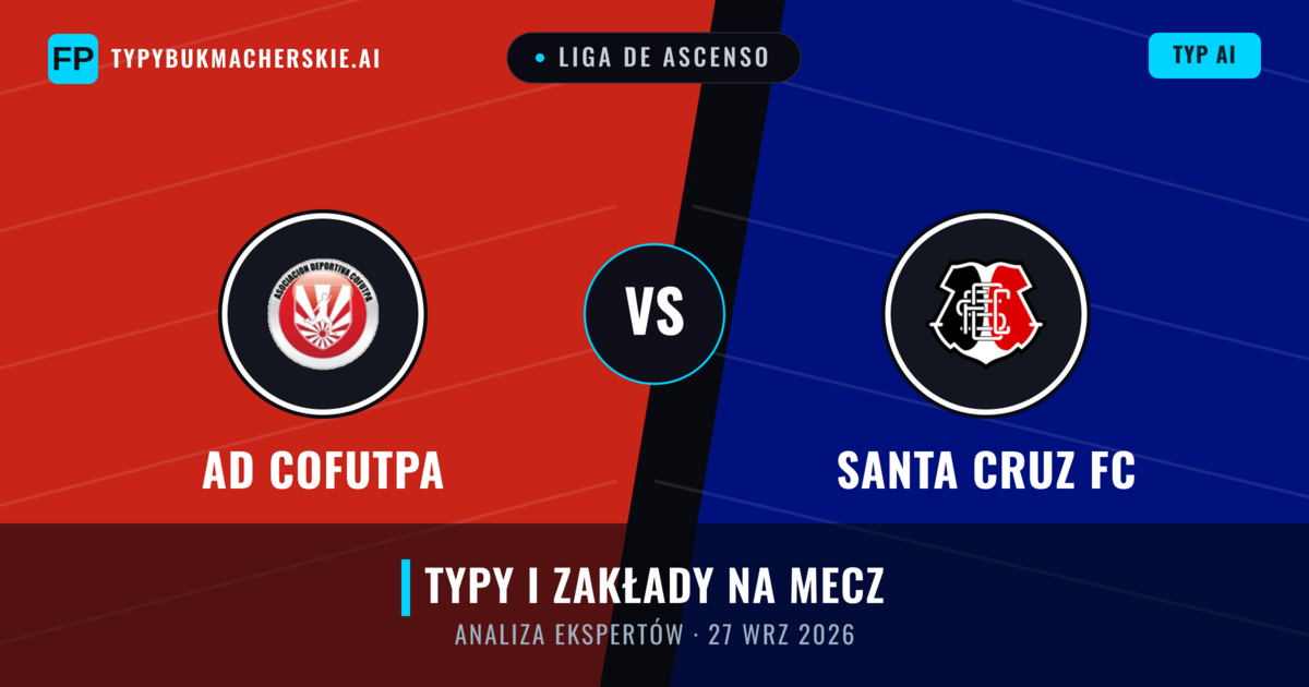 AD Cofutpa vs Santa Cruz FC — typy i zapowiedź meczu