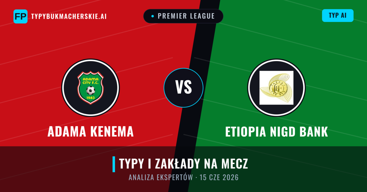 Adama Kenema vs Etiopia Nigd Bank — typy i zapowiedź meczu