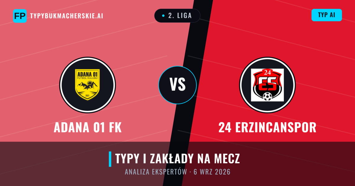 Adana 01 FK vs 24 Erzincanspor — typy i zapowiedź meczu