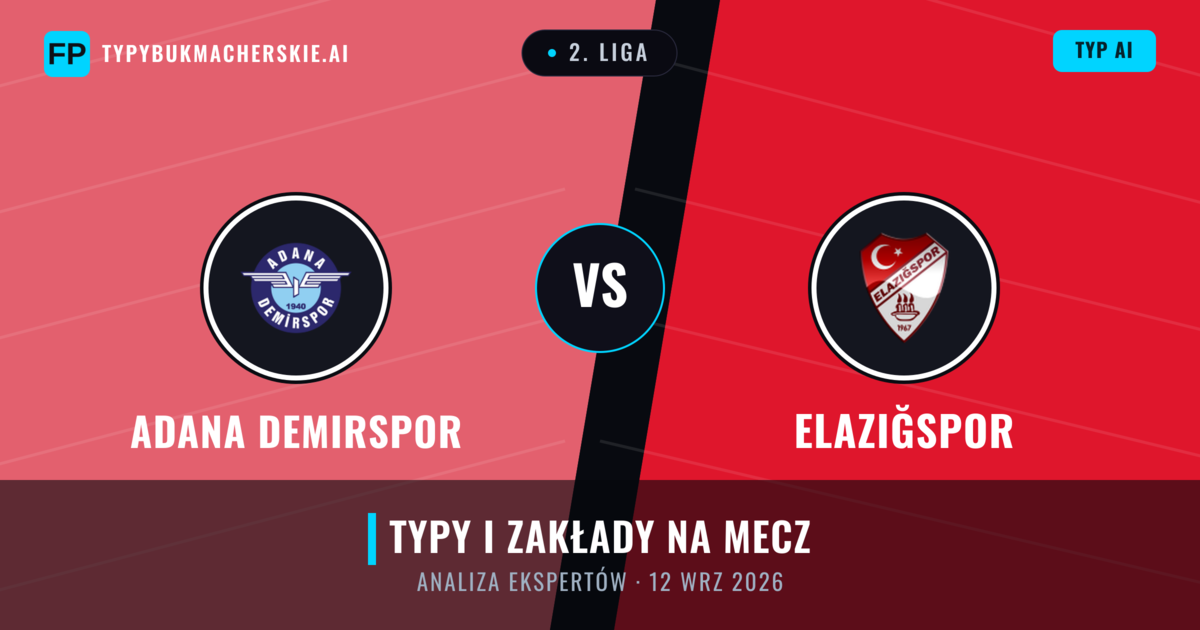 Adana Demirspor vs Elazığspor — typy i zapowiedź meczu