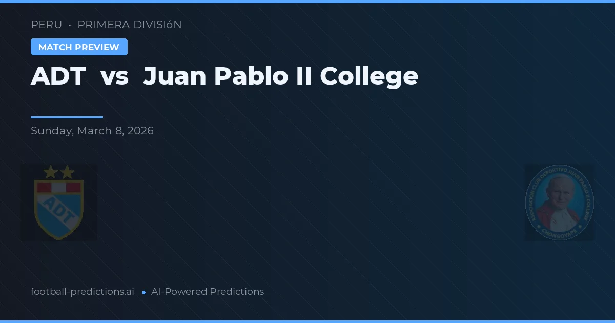 ADT vs Juan Pablo II College — typy i zapowiedź meczu