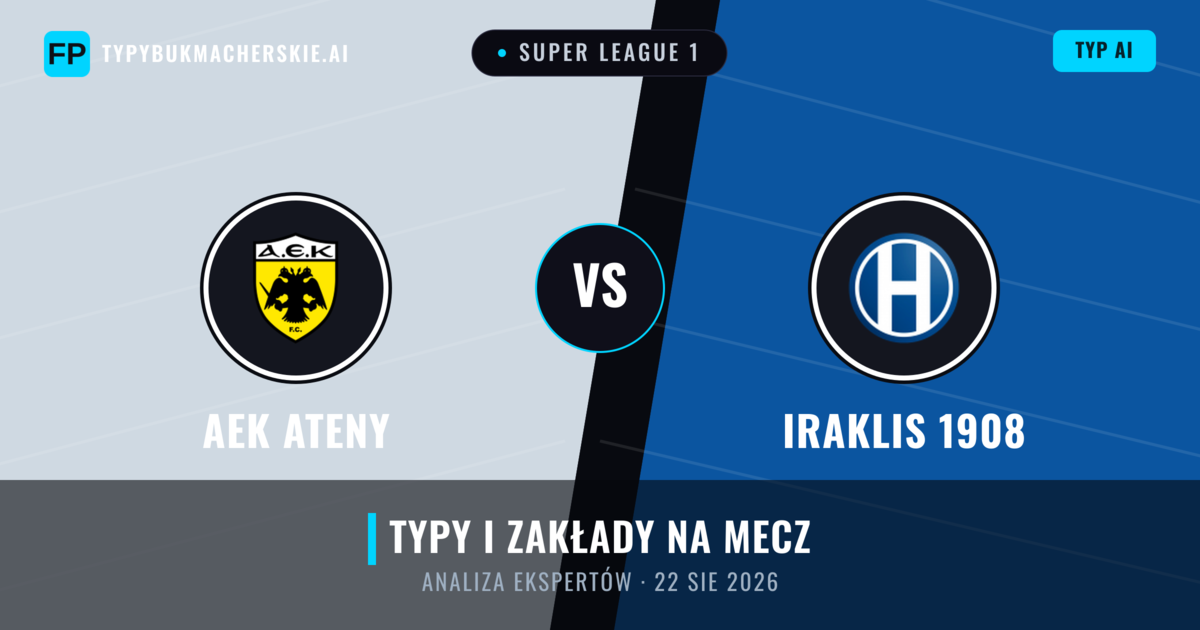 AEK Ateny vs Iraklis 1908 — typy i zapowiedź meczu