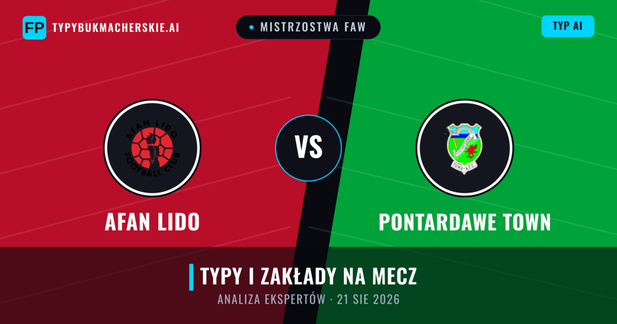 Afan Lido vs Pontardawe Town — typy i zapowiedź meczu