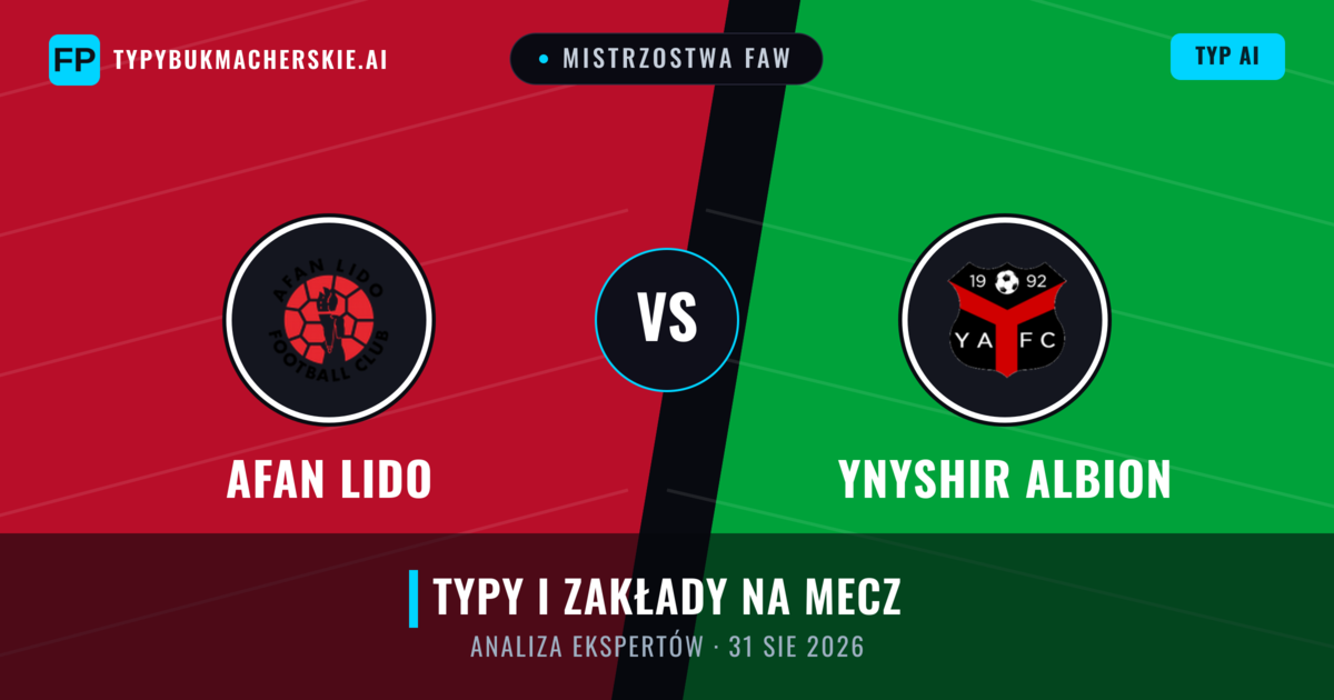 Afan Lido vs Ynyshir Albion — typy i zapowiedź meczu