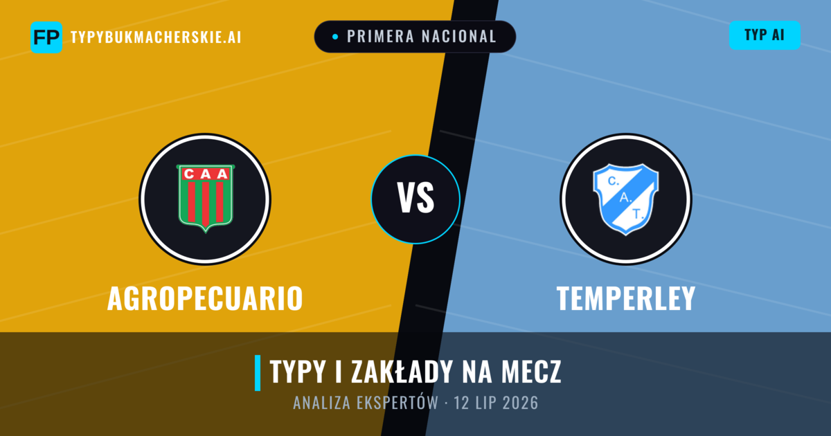 Agropecuario vs Temperley — typy i zapowiedź meczu
