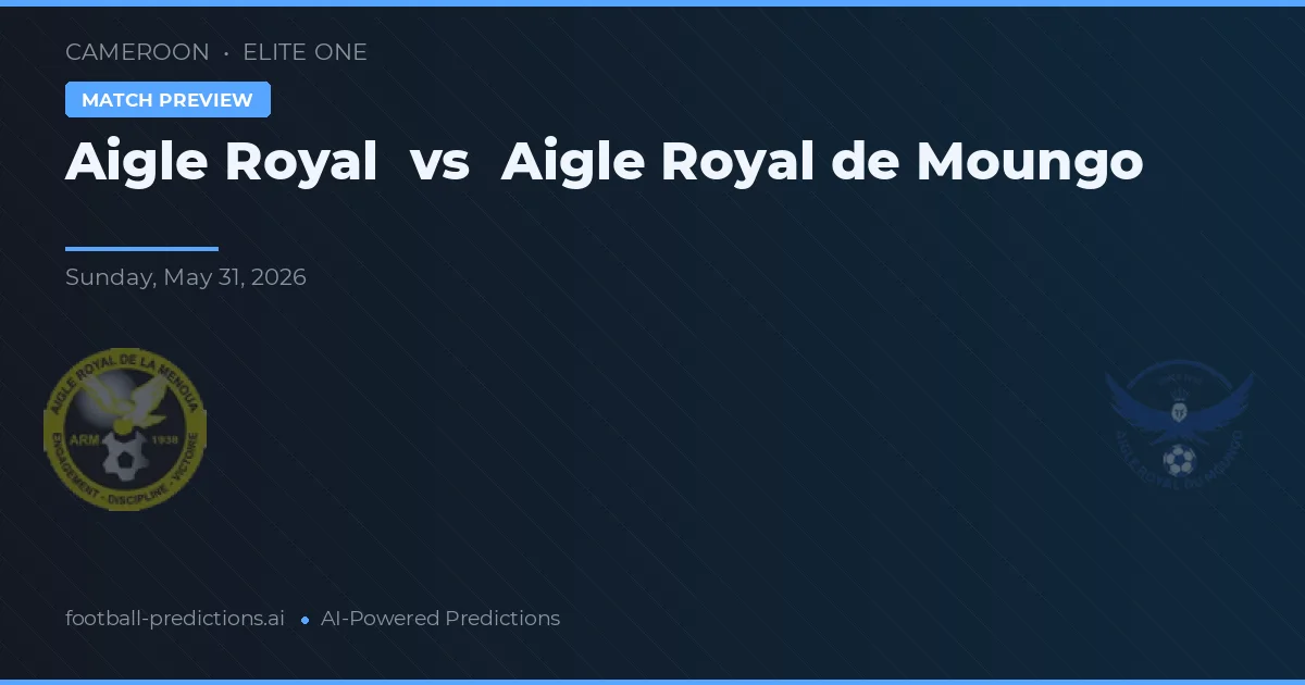 Aigle Royal vs Aigle Royal de Moungo — typy i zapowiedź meczu