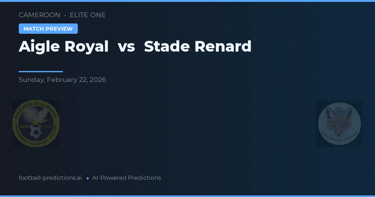 Aigle Royal vs Stade Renard — typy i zapowiedź meczu