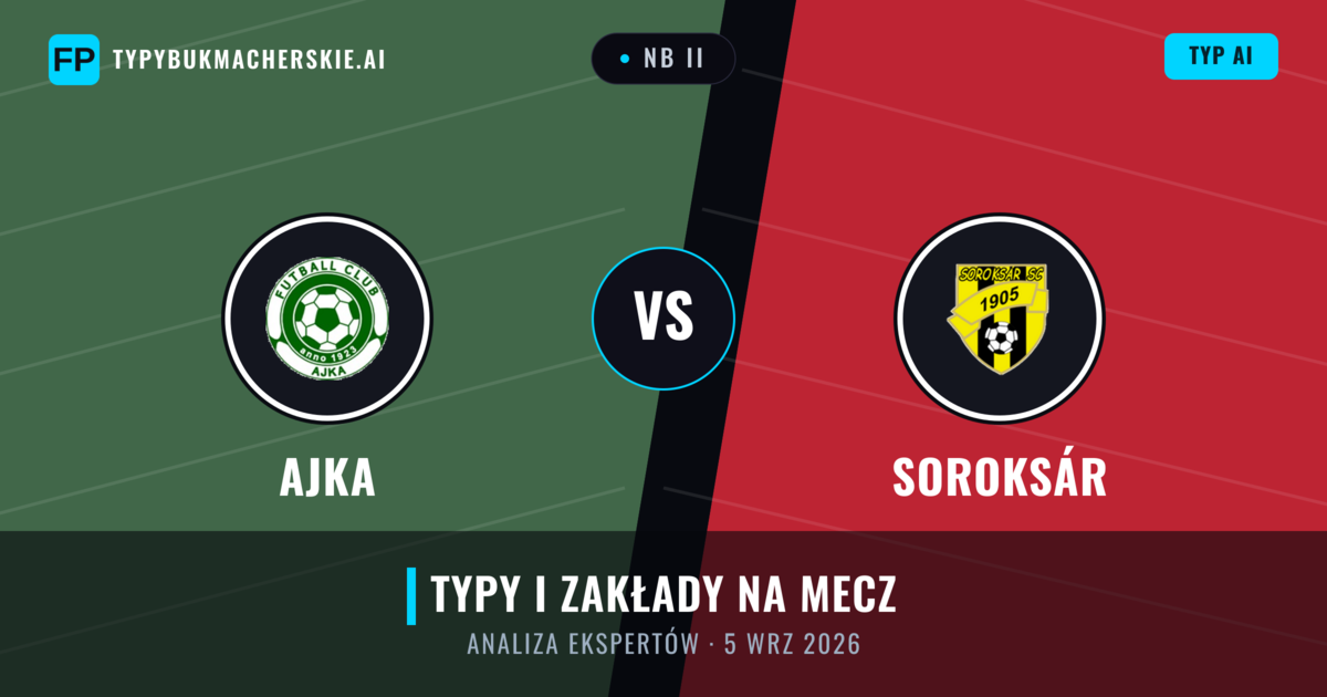 Ajka vs Soroksár — typy i zapowiedź meczu