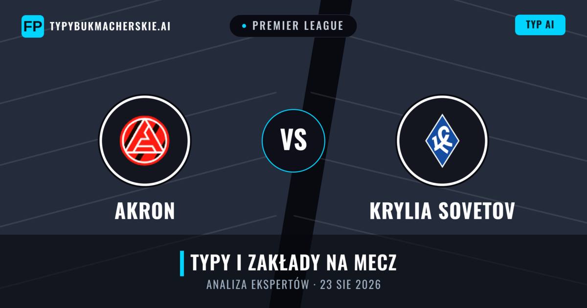 Akron vs Krylia Sovetov — typy i zapowiedź meczu