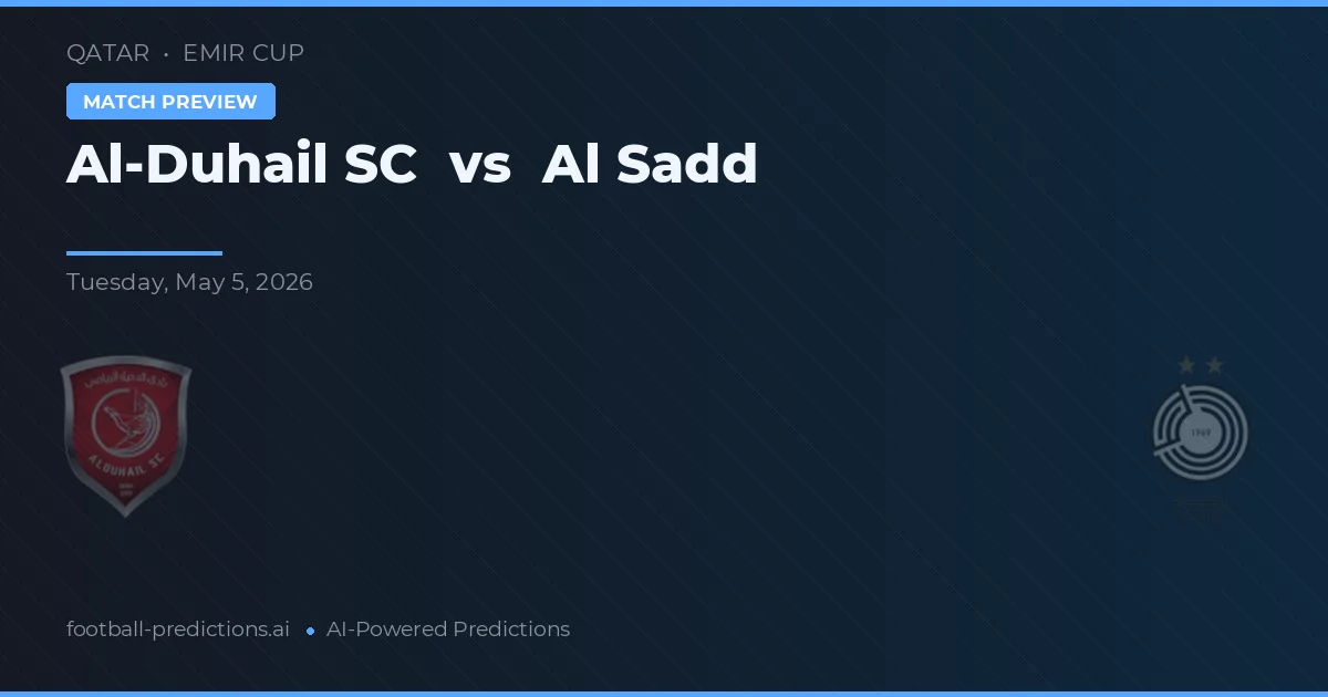 Al-Duhail SC vs Al Sadd — typy i zapowiedź meczu