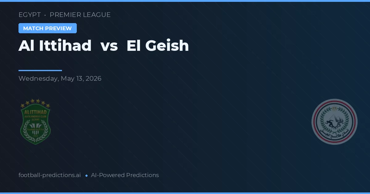 Al Ittihad vs El Geish — typy i zapowiedź meczu