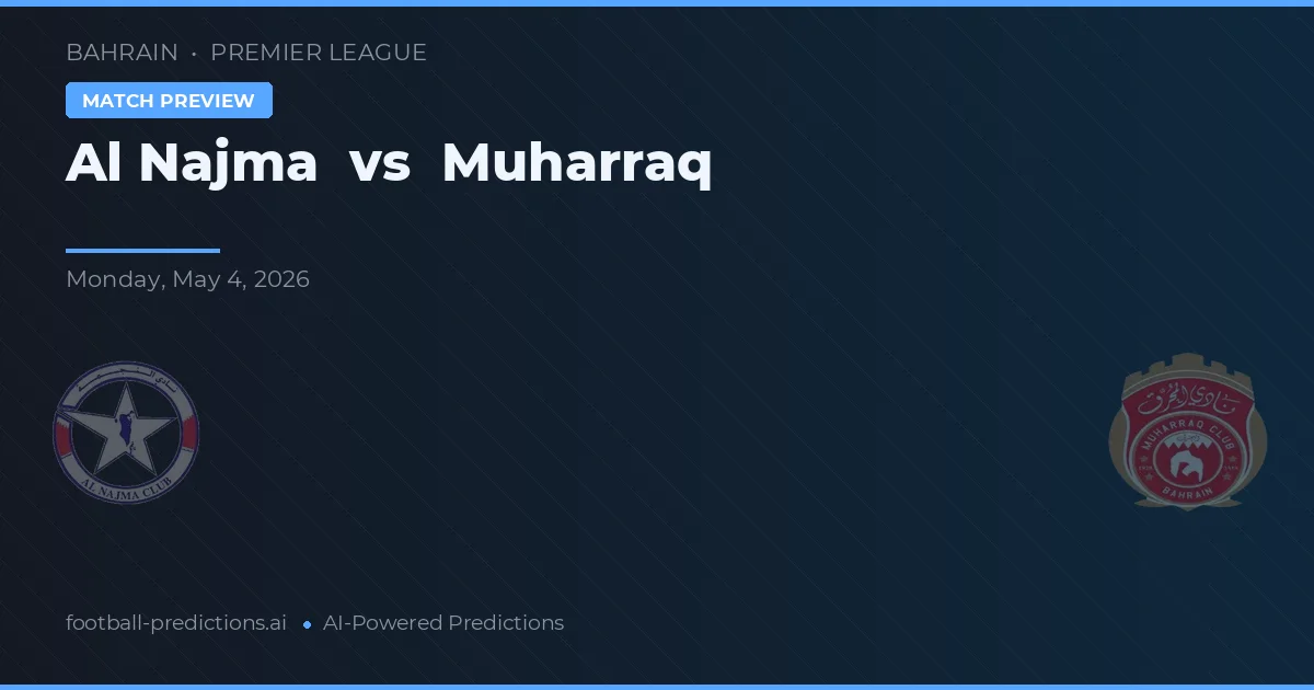 Al Najma vs Muharraq — typy i zapowiedź meczu