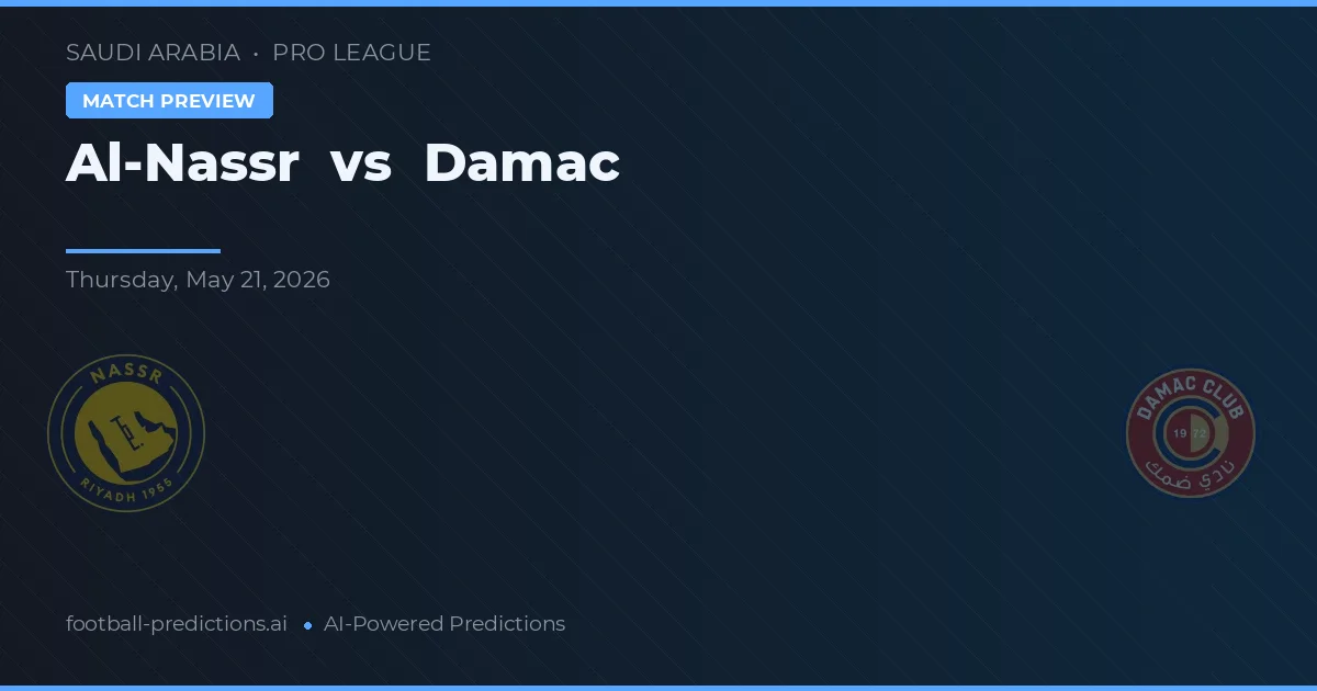 Al-Nassr vs Damac — typy i zapowiedź meczu