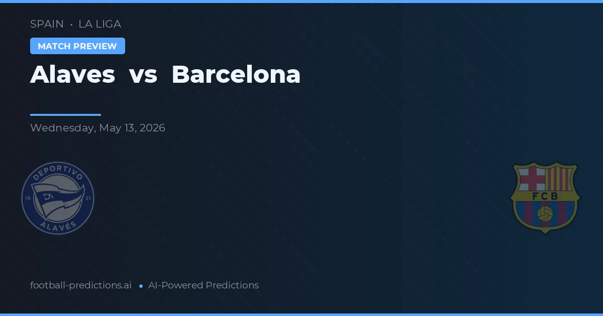 Alaves vs Barcelona — typy i zapowiedź meczu