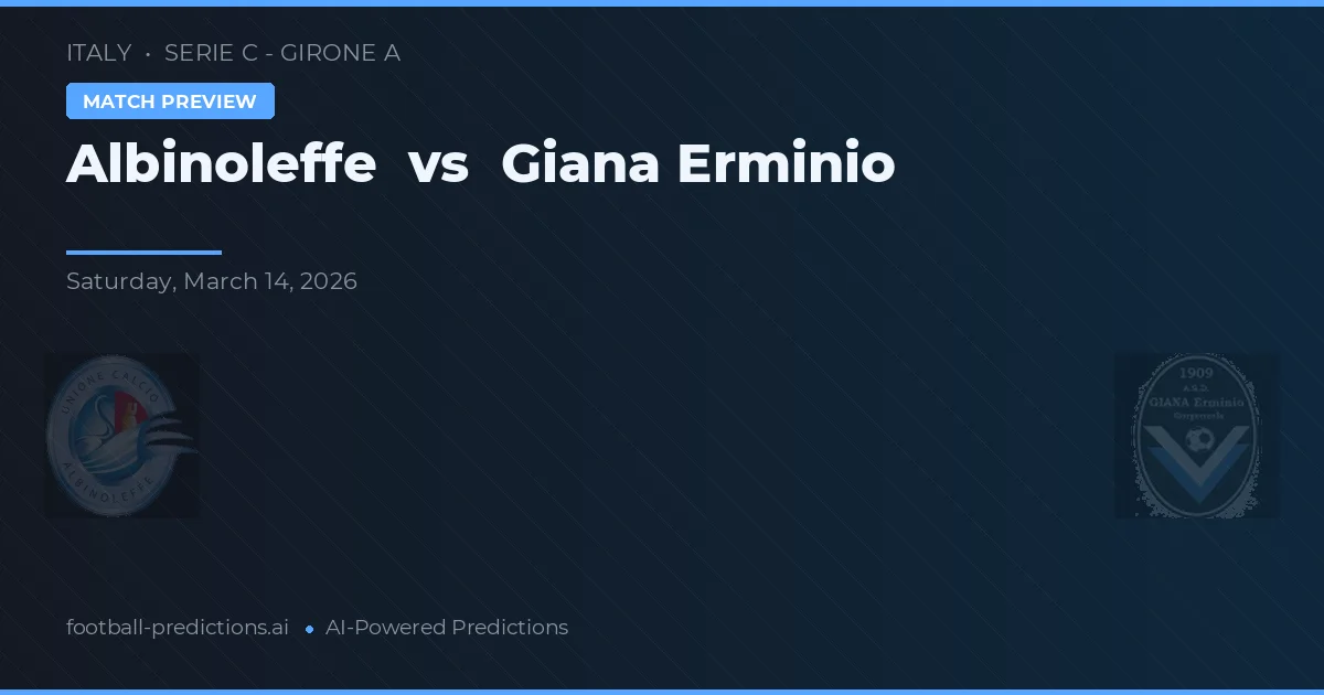 Albinoleffe vs Giana Erminio — typy i zapowiedź meczu