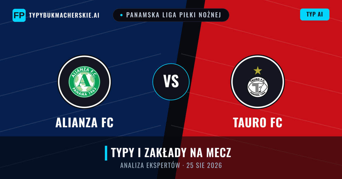 Alianza FC vs Tauro FC — typy i zapowiedź meczu