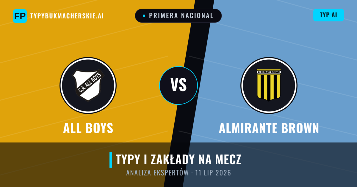 All Boys vs Almirante Brown — typy i zapowiedź meczu