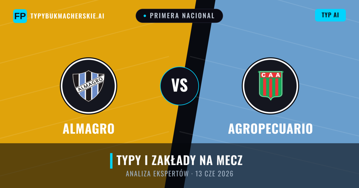 Almagro vs Agropecuario — typy i zapowiedź meczu