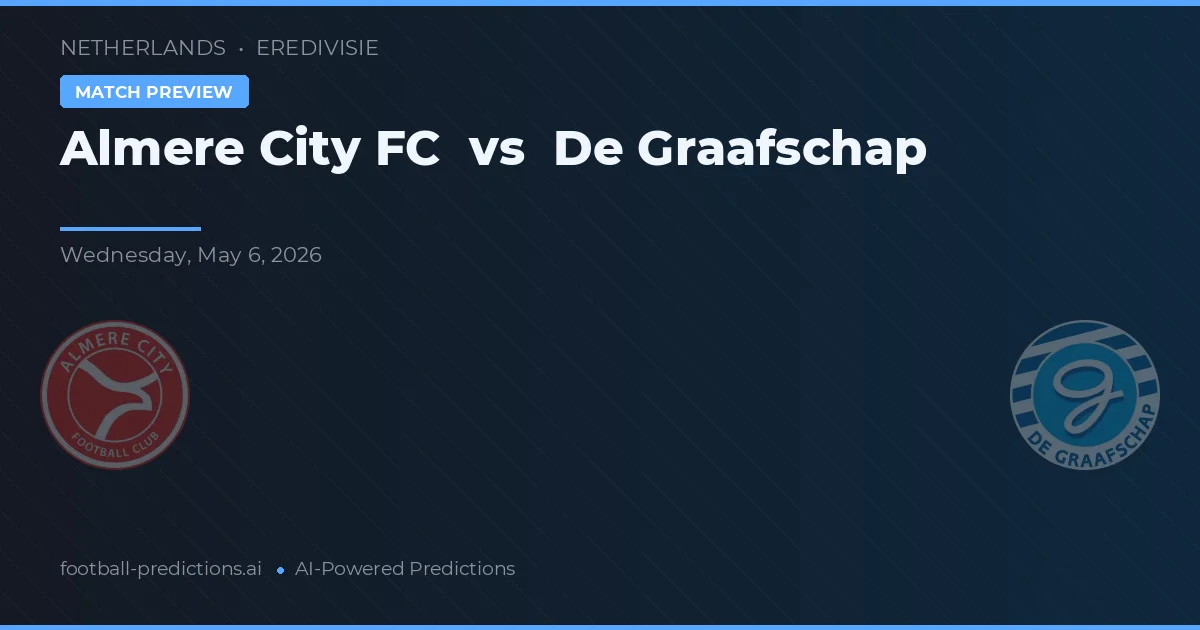 Almere City FC vs De Graafschap — typy i zapowiedź meczu