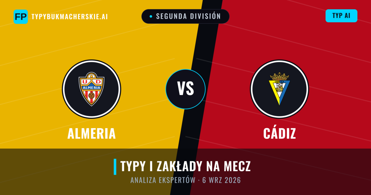 Almeria vs Cádiz — typy i zapowiedź meczu