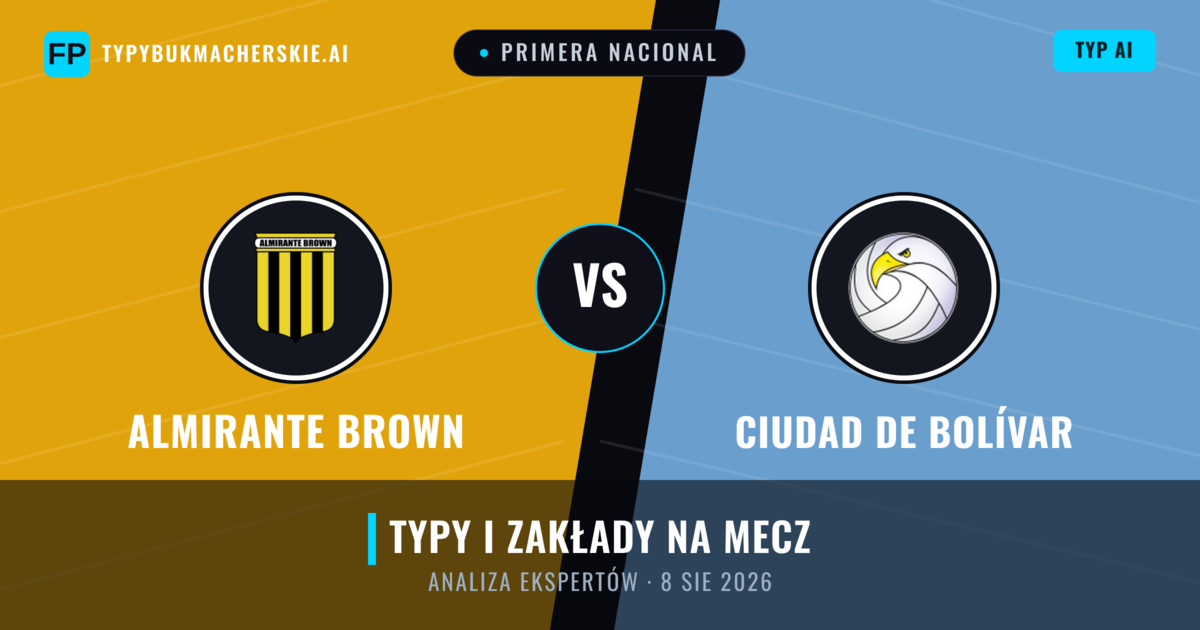 Almirante Brown vs Ciudad de Bolívar — typy i zapowiedź meczu