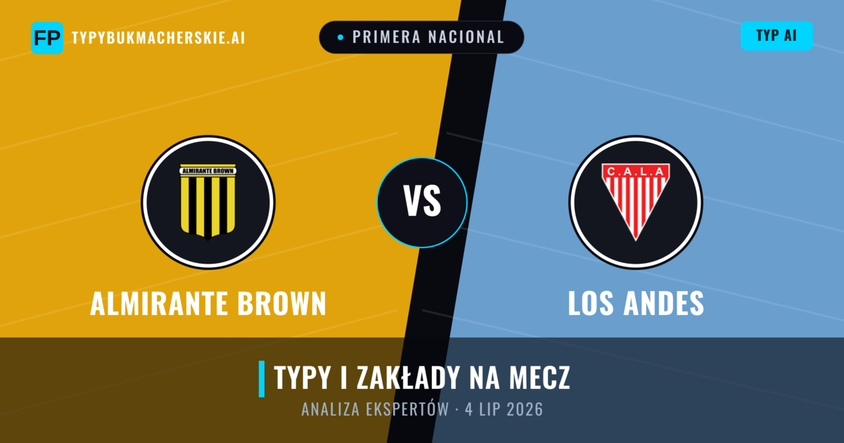 Almirante Brown vs Los Andes — typy i zapowiedź meczu