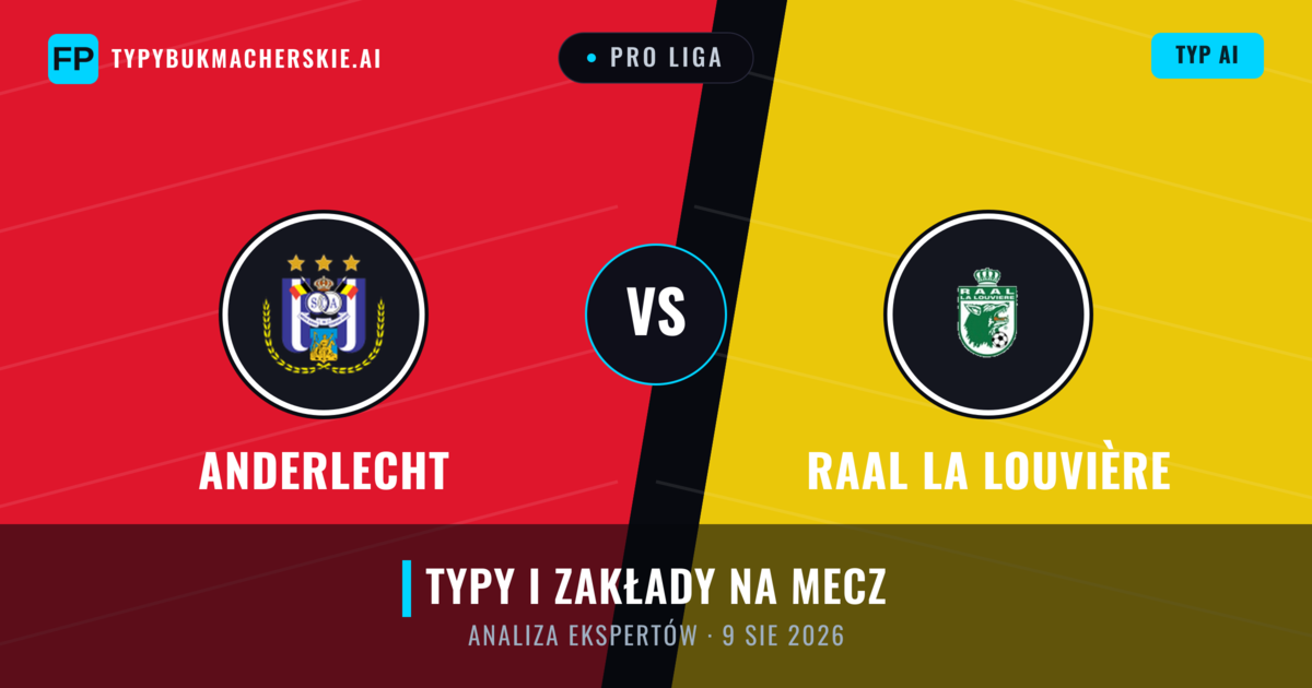 Anderlecht vs RAAL La Louvière — typy i zapowiedź meczu