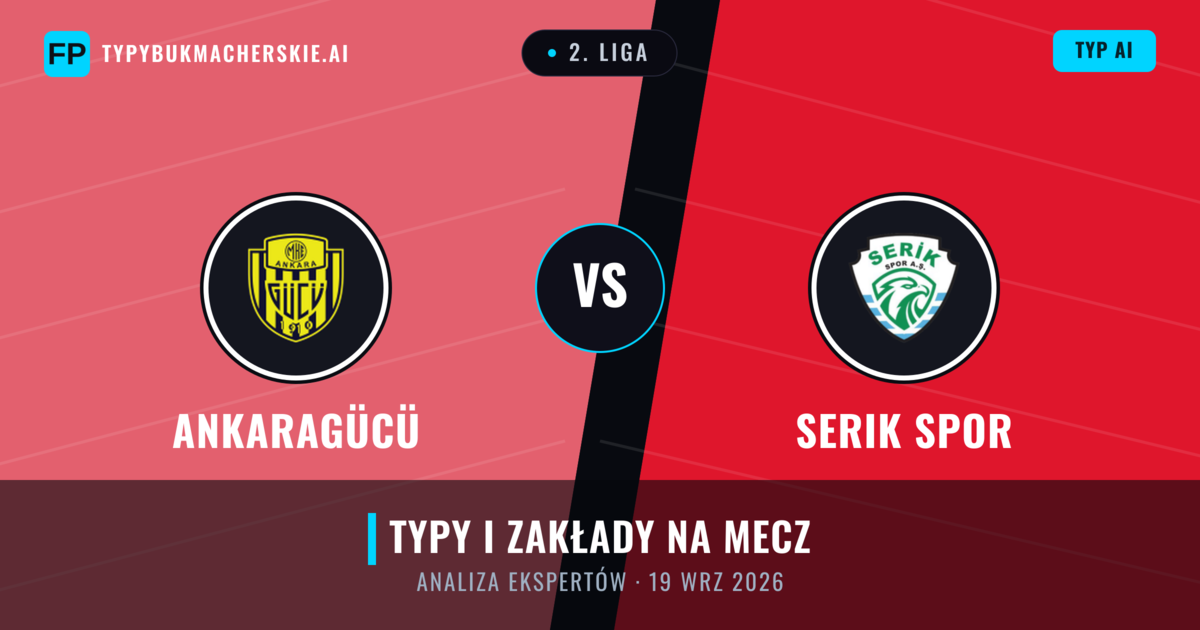 Ankaragücü vs Serik Spor — typy i zapowiedź meczu
