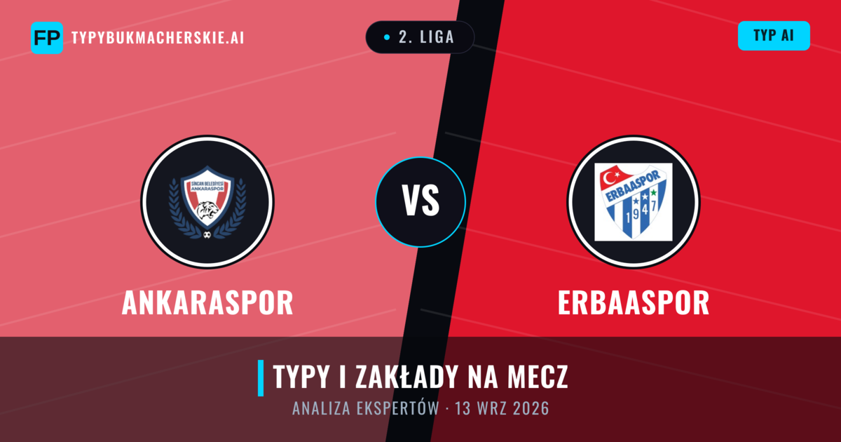 Ankaraspor vs Erbaaspor — typy i zapowiedź meczu