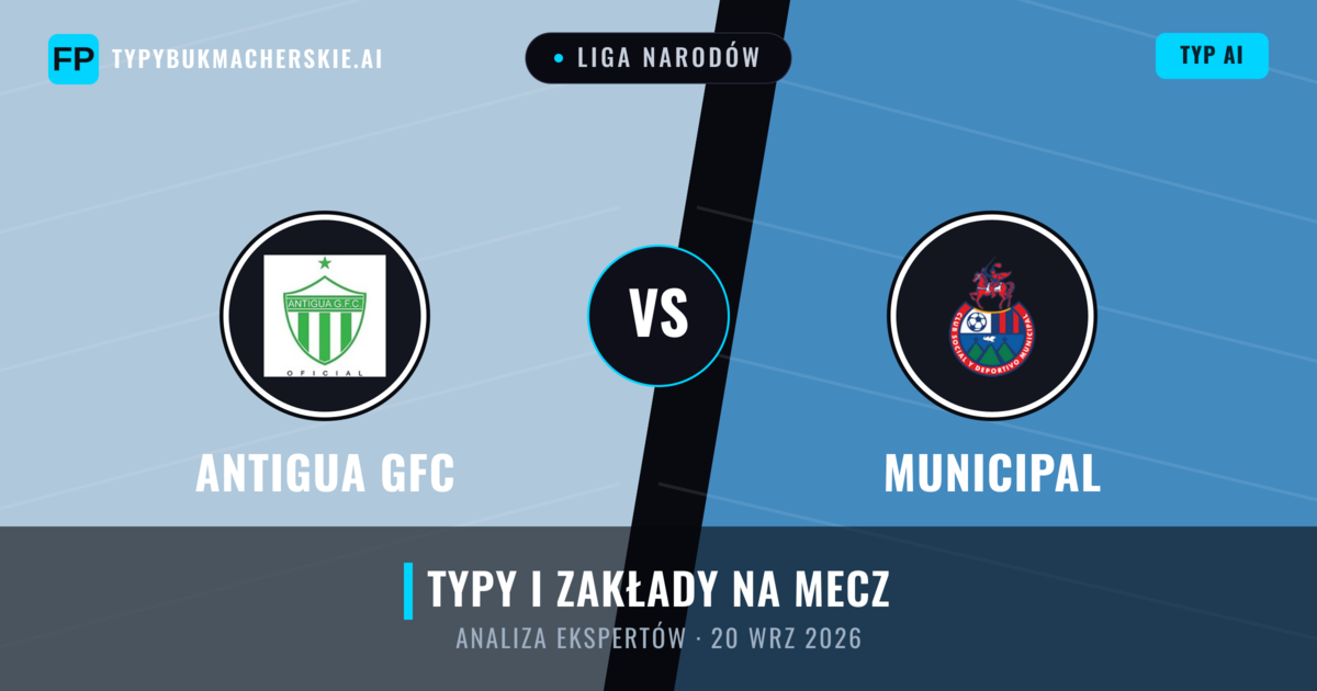 Antigua GFC vs Municipal — typy i zapowiedź meczu
