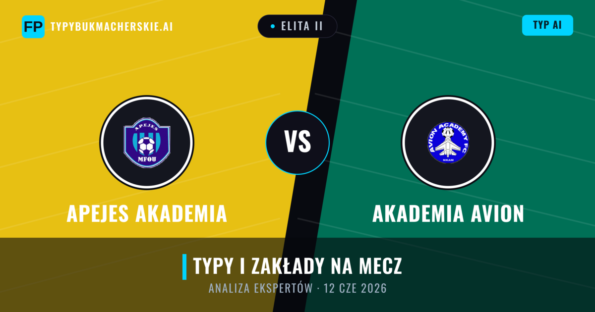APEJES Akademia vs Akademia Avion — typy i zapowiedź meczu