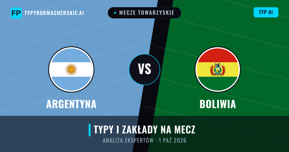 Argentyna vs Boliwia — typy i zapowiedź meczu