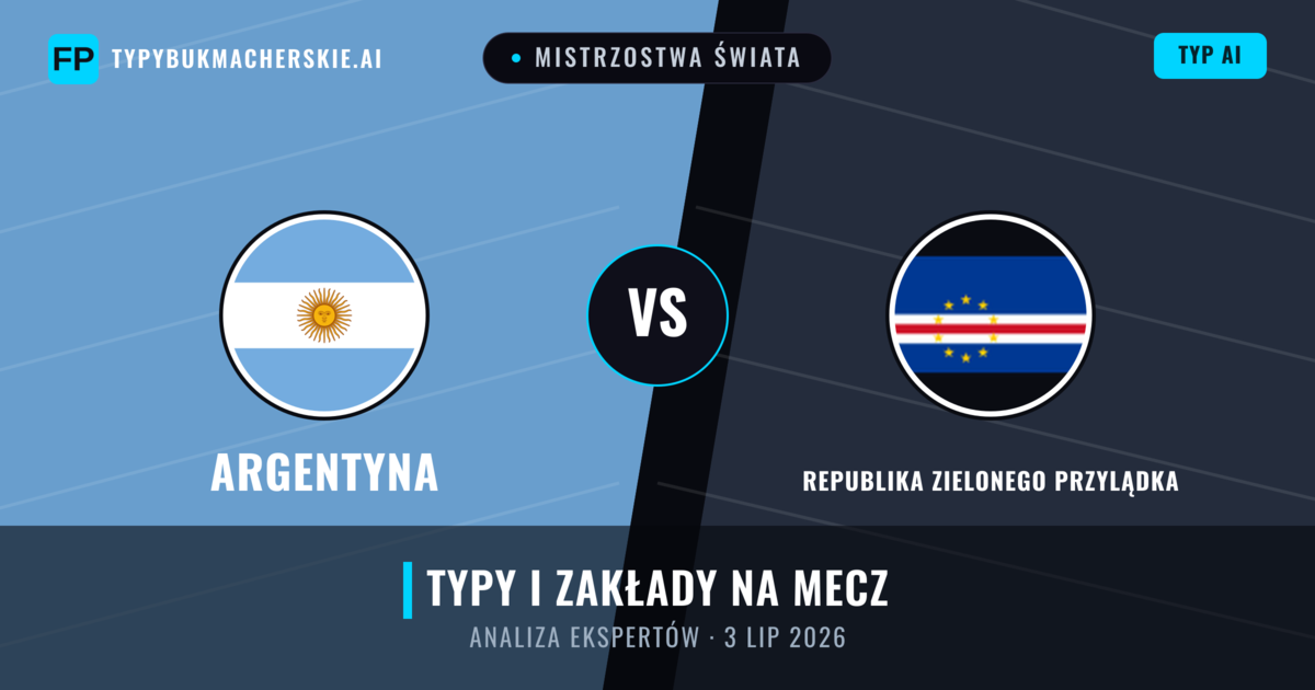 Argentyna vs Republika Zielonego Przylądka — typy i zapowiedź meczu