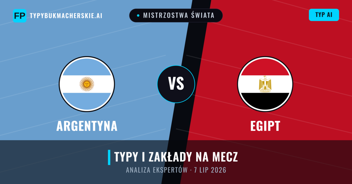 Argentyna vs Egipt — typy i zapowiedź meczu