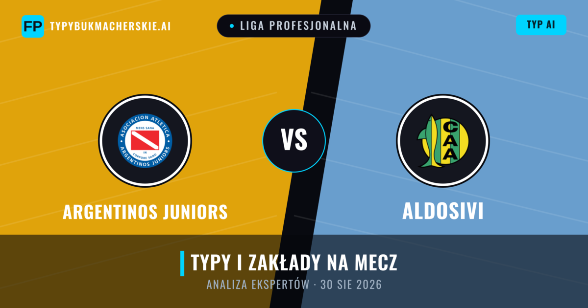 Argentinos Juniors vs Aldosivi — typy i zapowiedź meczu