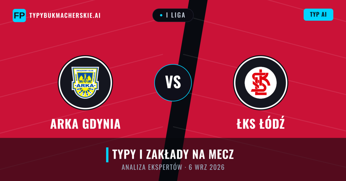 Arka Gdynia vs ŁKS Łódź — typy i zapowiedź meczu