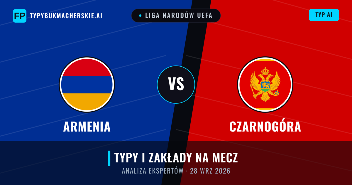 Armenia vs Czarnogóra — typy i zapowiedź meczu