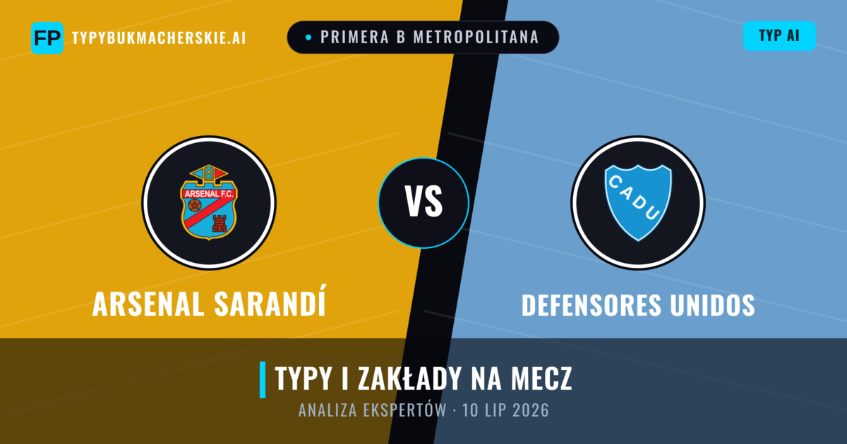 Arsenal Sarandí vs Defensores Unidos — typy i zapowiedź meczu