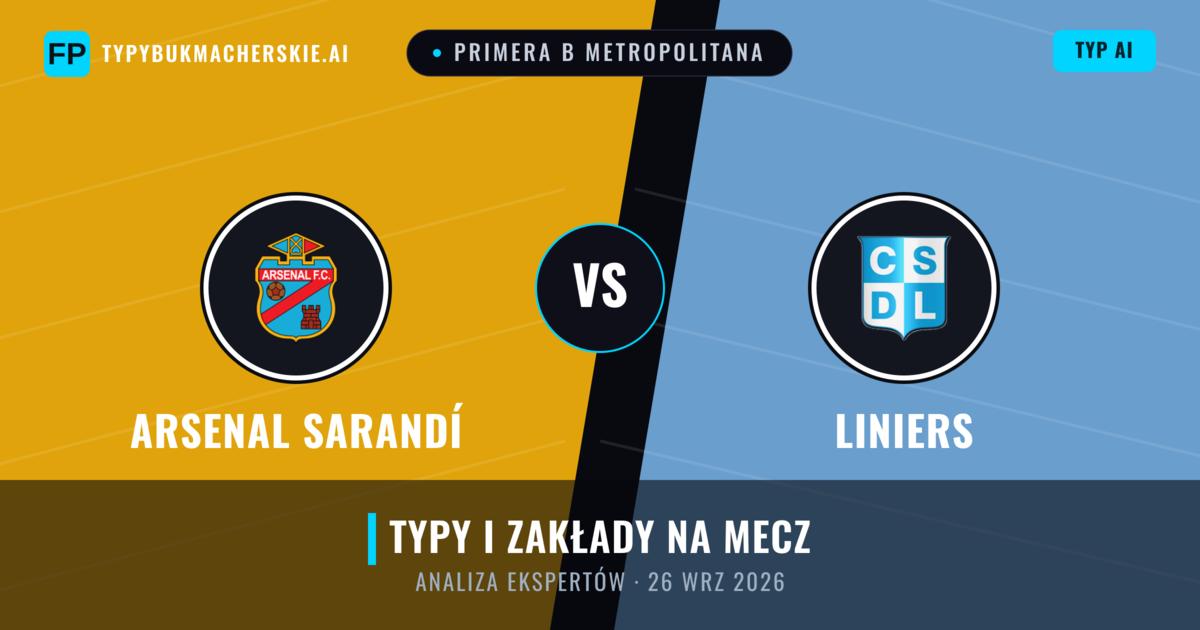 Arsenal Sarandí vs Liniers — typy i zapowiedź meczu
