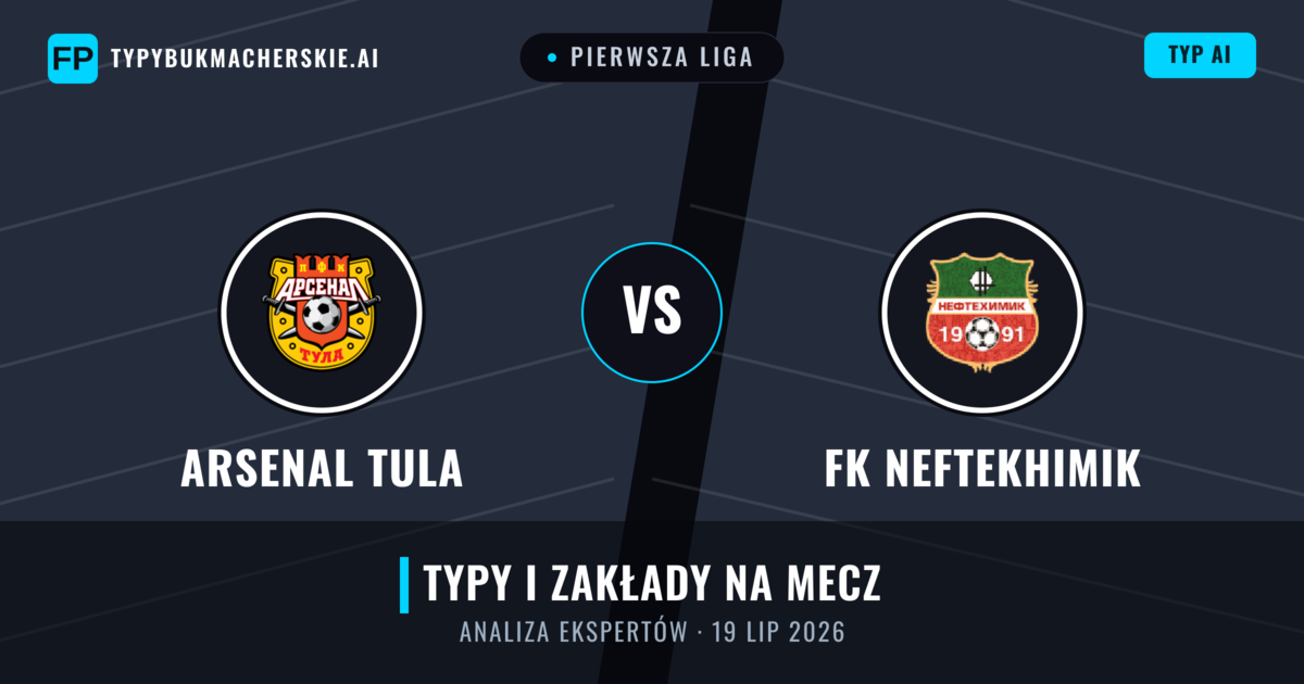 Arsenal Tula vs FK Neftekhimik — typy i zapowiedź meczu