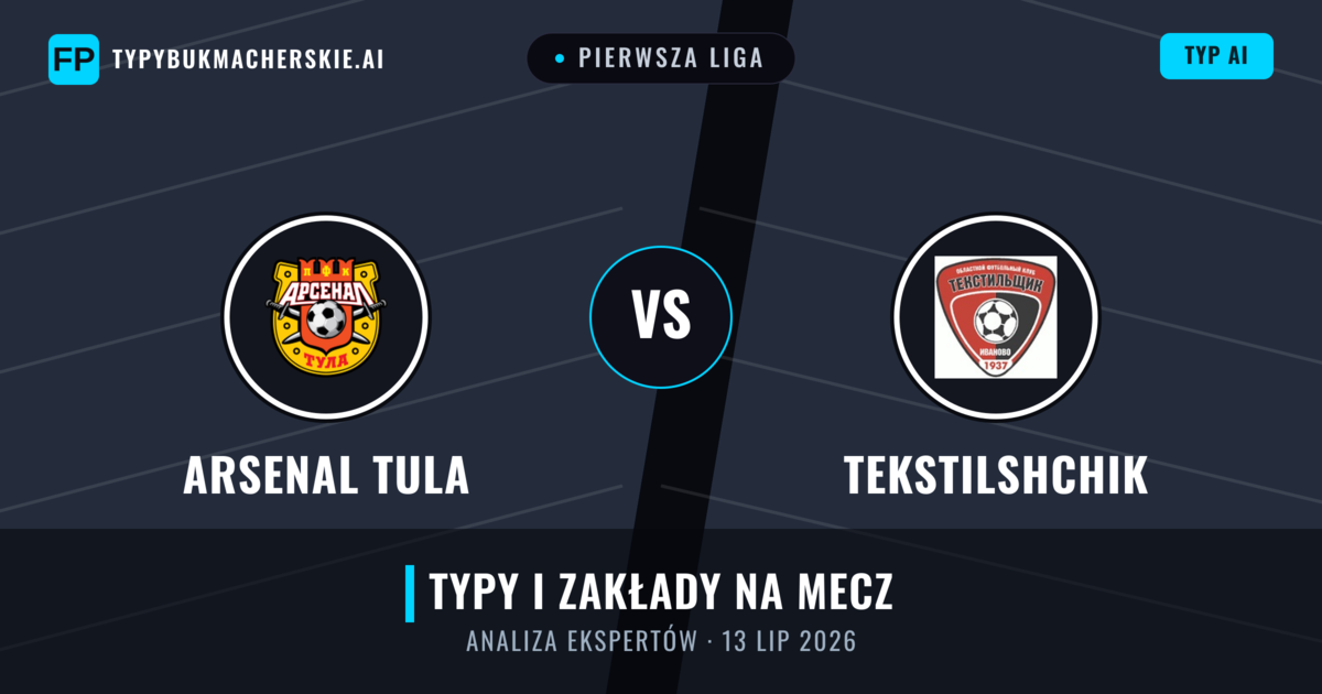 Arsenal Tula vs Tekstilshchik — typy i zapowiedź meczu