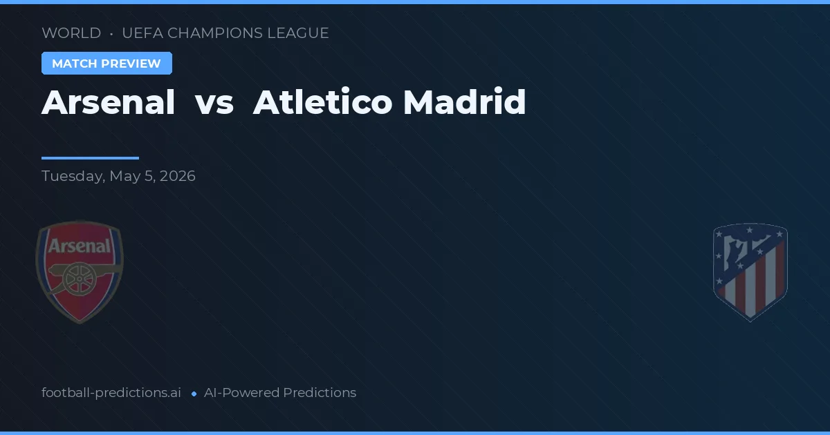 Arsenal vs Atlético Madryt — typy i zapowiedź meczu