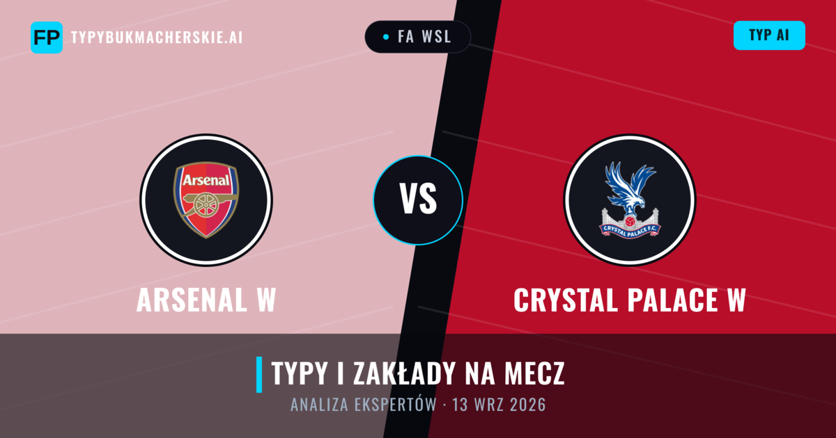 Arsenal W vs Crystal Palace W — typy i zapowiedź meczu