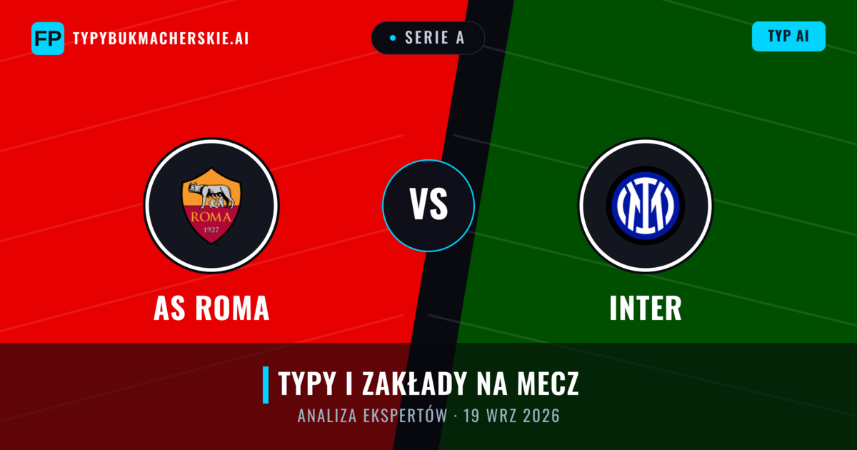 AS Roma vs Inter — typy i zapowiedź meczu