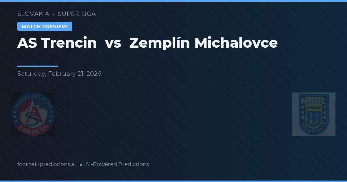 AS Trenčín vs Zemplín Michalovce — typy i zapowiedź meczu